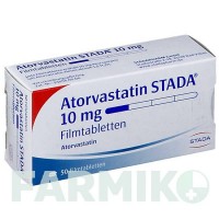 АТОРВАСТАТИН (ATORVASTATIN) 10 мг таблетки 50 шт - Аторвастатин STADAPHARM