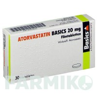 АТОРВАСТАТИН (ATORVASTATIN) 20 мг таблетки 30 шт - Аторвастатин BASICS