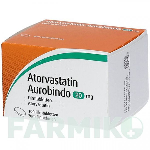 АТОРВАСТАТИН (ATORVASTATIN) 20 мг таблетки 30 шт - Аторвастатин PUREN PHARMA