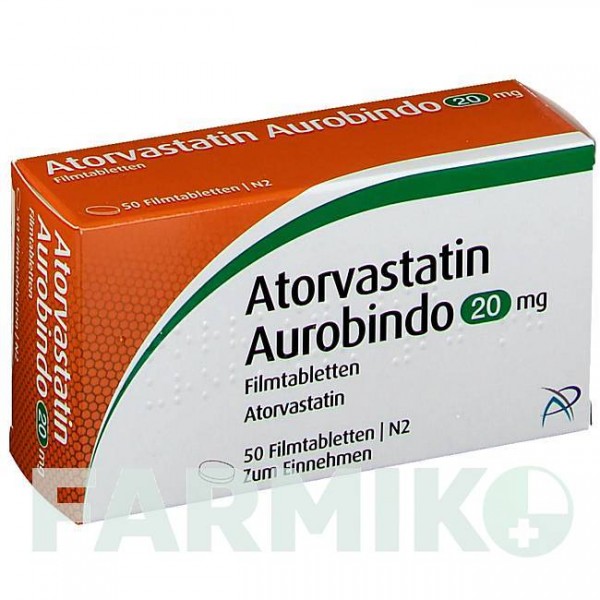 АТОРВАСТАТИН (ATORVASTATIN) 20 мг таблетки 50 шт - Аторвастатин PUREN PHARMA