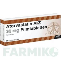 АТОРВАСТАТИН (ATORVASTATIN) 30 мг таблетки 30 шт - Аторвастатин ABZ PHARMA