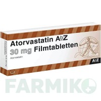 АТОРВАСТАТИН (ATORVASTATIN) 30 мг таблетки 50 шт - Аторвастатин ABZ PHARMA