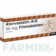 АТОРВАСТАТИН (ATORVASTATIN) 30 мг таблетки 100 шт - Аторвастатин ABZ PHARMA