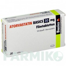 АТОРВАСТАТИН (ATORVASTATIN) 30 мг таблетки 30 шт - Аторвастатин BASICS