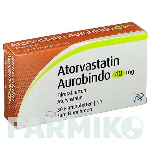 АТОРВАСТАТИН (ATORVASTATIN) 40 мг таблетки 30 шт - Аторвастатин PUREN PHARMA