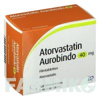 АТОРВАСТАТИН (ATORVASTATIN) 40 мг таблетки 50 шт - Аторвастатин PUREN PHARMA