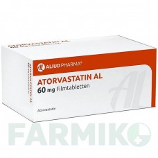 АТОРВАСТАТИН (ATORVASTATIN) 60 мг таблетки 100 шт - Аторвастатин ALIUD PHARMA
