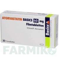 АТОРВАСТАТИН (ATORVASTATIN) 60 мг таблетки 30 шт - Аторвастатин BASICS