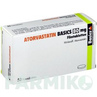 АТОРВАСТАТИН (ATORVASTATIN) 80 мг таблетки 50 шт - Аторвастатин BASICS