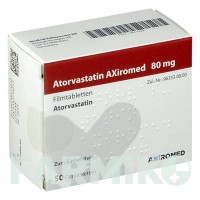 АТОРВАСТАТИН (ATORVASTATIN) 80 мг таблетки 50 шт - Аторвастатин MEDICAL VALLEY INVEST