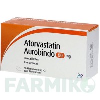 АТОРВАСТАТИН (ATORVASTATIN) 80 мг таблетки 50 шт - Аторвастатин PUREN PHARMA