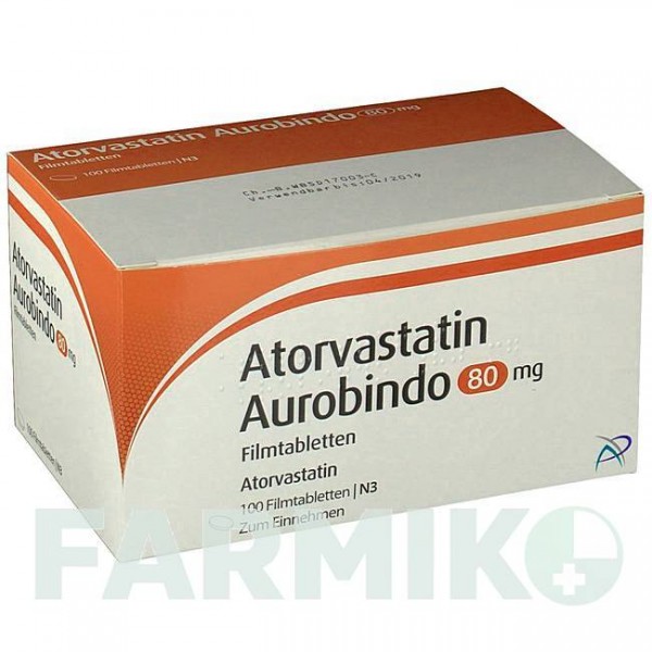 АТОРВАСТАТИН (ATORVASTATIN) 80 мг таблетки 100 шт - Аторвастатин PUREN PHARMA