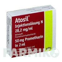 АТОЗИЛ (ATOSIL) 28,2 мг/мл розчин 5x2 мл - Прометазин DESITIN