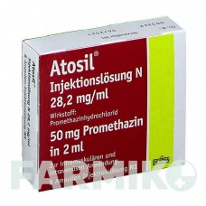 АТОЗИЛ (ATOSIL) 28,2 мг/мл раствор 5x2 мл - Прометазин DESITIN
