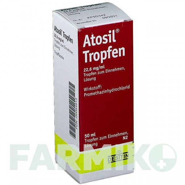 АТОЗИЛ (ATOSIL) капли 50 мл - Прометазин DESITIN