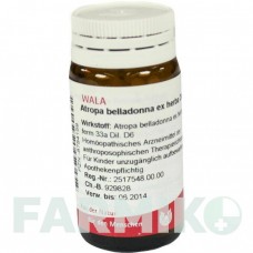 АТРОПА (ATROPA) D 6 глобули 20 г - Гомеопатия WALA HEILMITTEL