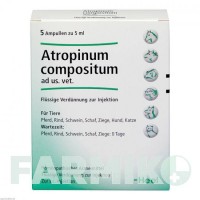 АТРОПІНУМ КОМПОЗИТУМ (ATROPINUM COMPOSITUM) ампули 5 шт - Гомеопатія BIOLOGISCHE HEILMITTEL HEEL