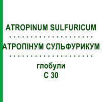 АТРОПІНУМ СУЛЬФУРИКУМ (ATROPINUM SULFURICUM) C 30 глобули 10 г - Гомеопатія DHU