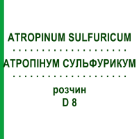 АТРОПІНУМ СУЛЬФУРИКУМ (ATROPINUM SULFURICUM) D 8 розчин 20 мл - Гомеопатія DHU