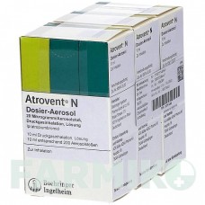 АТРОВЕНТ (ATROVENT) аэрозоль 3x10 мл - Ипратропия бромид ACA MULLER-ADAG PHARMA