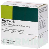 АТРОВЕНТ (ATROVENT) аэрозоль 3x10 мл - Ипратропия бромид BOEHRINGER INGELHEIM