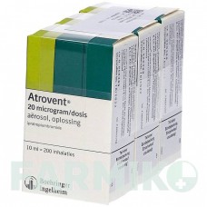 АТРОВЕНТ (ATROVENT) аэрозоль 3x10 мл - Ипратропия бромид CC PHARMA