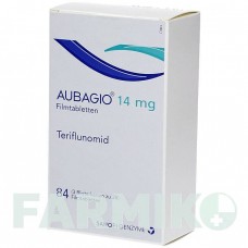 АУБАГИО (AUBAGIO) 14 мг таблетки 28 шт - Терифлуномид CC PHARMA