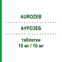 АУРОЗЕБ (AUROZEB) 10 мг/10 мг таблетки 30 шт - Розувастатин, Езетиміб AURORA