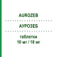 АУРОЗЕБ (AUROZEB) 10 мг/10 мг таблетки 30 шт - Розувастатин, Эзетимиб AURORA