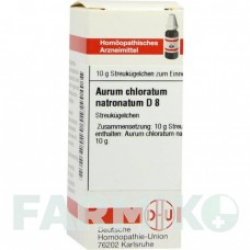 АУРУМ ХЛОРАТУМ (AURUM CHLORATUM) D 8 глобули 10 г - Гомеопатия DHU
