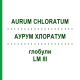 АУРУМ ХЛОРАТУМ (AURUM CHLORATUM) LM III глобули 5 г - Гомеопатия DHU
