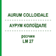 АУРУМ КОЛОЇДАЛЕ (AURUM COLLOIDALE) LM 27 розчин 10 мл - Гомеопатія ARCANA DR.SEWERIN