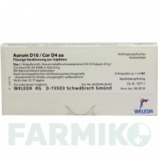 АУРУМ (AURUM) D 10 ампулы 8x1 мл - Гомеопатия WELEDA