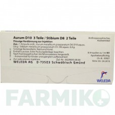 АУРУМ (AURUM) D 10 ампулы 8x1 мл - Гомеопатия WELEDA
