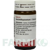 АУРУМ ЭКВИЗЕТУМ (AURUM EQUISETUM) глобули 20 г - Гомеопатия WALA HEILMITTEL