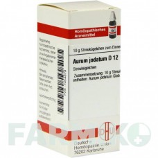 АУРУМ ЙОДАТУМ (AURUM JODATUM) D 12 глобули 10 г - Гомеопатия DHU