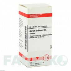 АУРУМ ЙОДАТУМ (AURUM JODATUM) D 6 таблетки 80 шт - Гомеопатия DHU