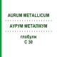 АУРУМ МЕТАЛІКУМ (AURUM METALLICUM) C 30 глобули 10 г - Гомеопатія SPAGYRA