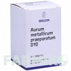АУРУМ МЕТАЛІКУМ (AURUM METALLICUM) D 10 тритурація 50 г - Гомеопатія WELEDA