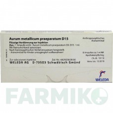 АУРУМ МЕТАЛІКУМ (AURUM METALLICUM) D 15 ампули 8 шт - Гомеопатія WELEDA