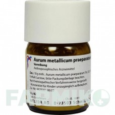АУРУМ МЕТАЛІКУМ (AURUM METALLICUM) D 20 тритурація 50 г - Гомеопатія WELEDA