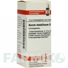 АУРУМ МЕТАЛЛИКУМ (AURUM METALLICUM) D 200 глобули 10 г - Гомеопатия DHU