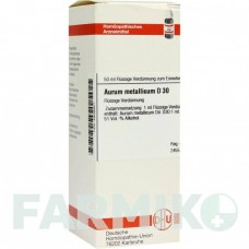 АУРУМ МЕТАЛЛИКУМ (AURUM METALLICUM) D 30 раствор 50 мл - Гомеопатия DHU