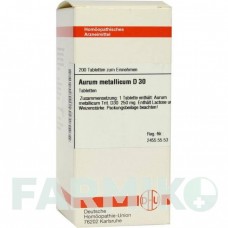 АУРУМ МЕТАЛЛИКУМ (AURUM METALLICUM) D 30 таблетки 200 шт - Гомеопатия DHU