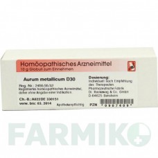 АУРУМ МЕТАЛЛИКУМ (AURUM METALLICUM) D 30 глобули 10 г - Гомеопатия DR.RECKEWEG