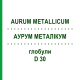 АУРУМ МЕТАЛІКУМ (AURUM METALLICUM) D 30 глобули 10 г - Гомеопатія SPAGYRA