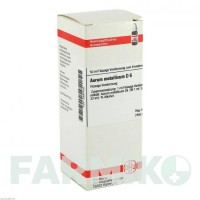 АУРУМ МЕТАЛЛИКУМ (AURUM METALLICUM) D 6 раствор 50 мл - Гомеопатия DHU