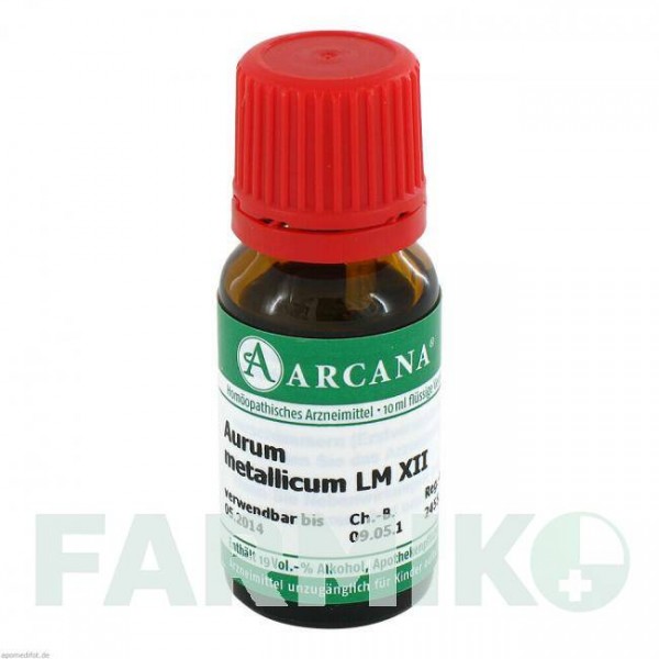 АУРУМ МЕТАЛІКУМ (AURUM METALLICUM) LM 12 розчин 10 мл - Гомеопатія ARCANA DR.SEWERIN