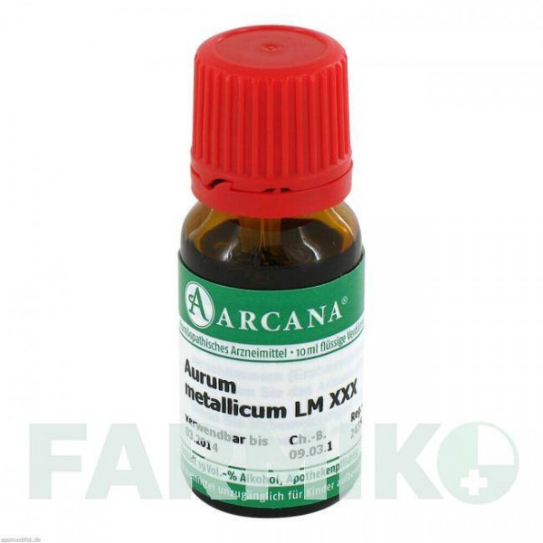 АУРУМ МЕТАЛІКУМ (AURUM METALLICUM) LM 30 розчин 10 мл - Гомеопатія ARCANA DR.SEWERIN