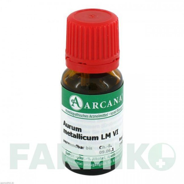 АУРУМ МЕТАЛІКУМ (AURUM METALLICUM) LM 6 розчин 10 мл - Гомеопатія ARCANA DR.SEWERIN
